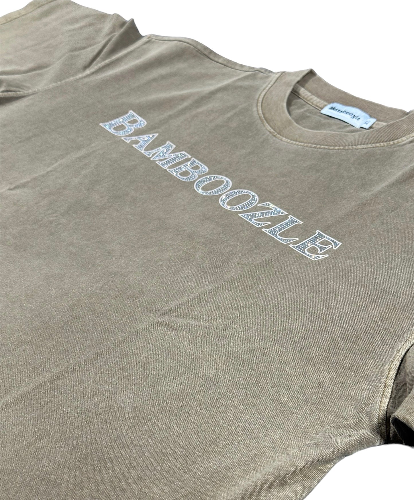 Bamboozle Rhinestone Tee (BROWN)