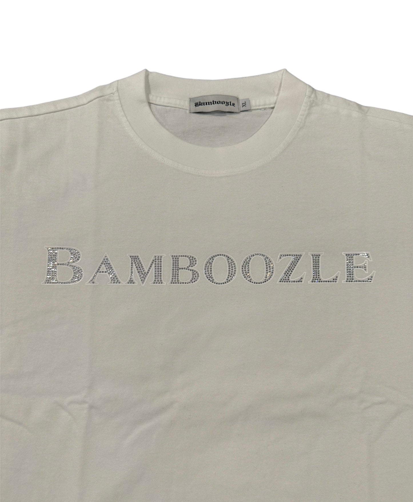 Bamboozle Rhinestone Tee (WHITE)