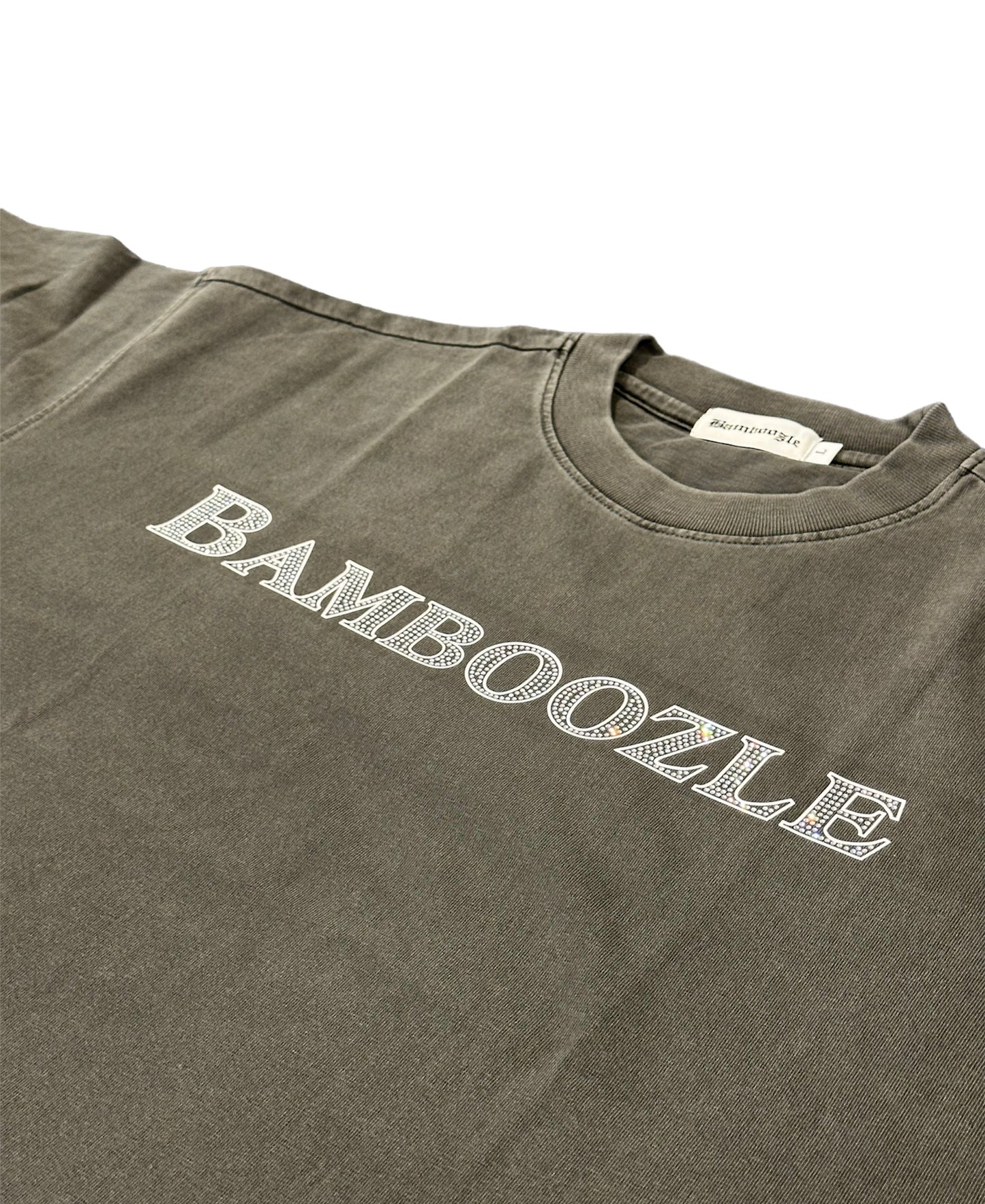 Bamboozle Rhinestone Tee (GREY)