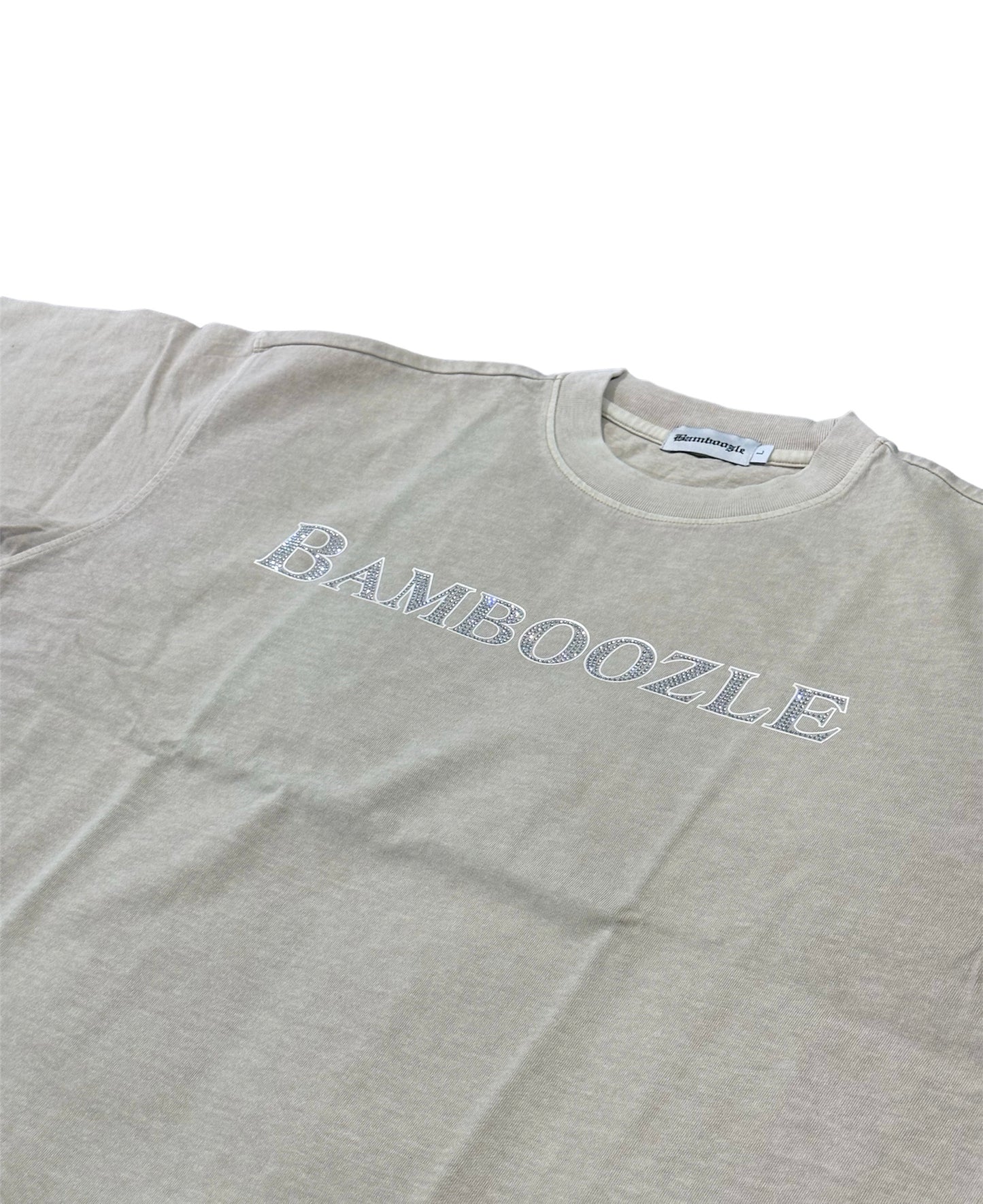 Bamboozle Rhinestone Tee (TAN)