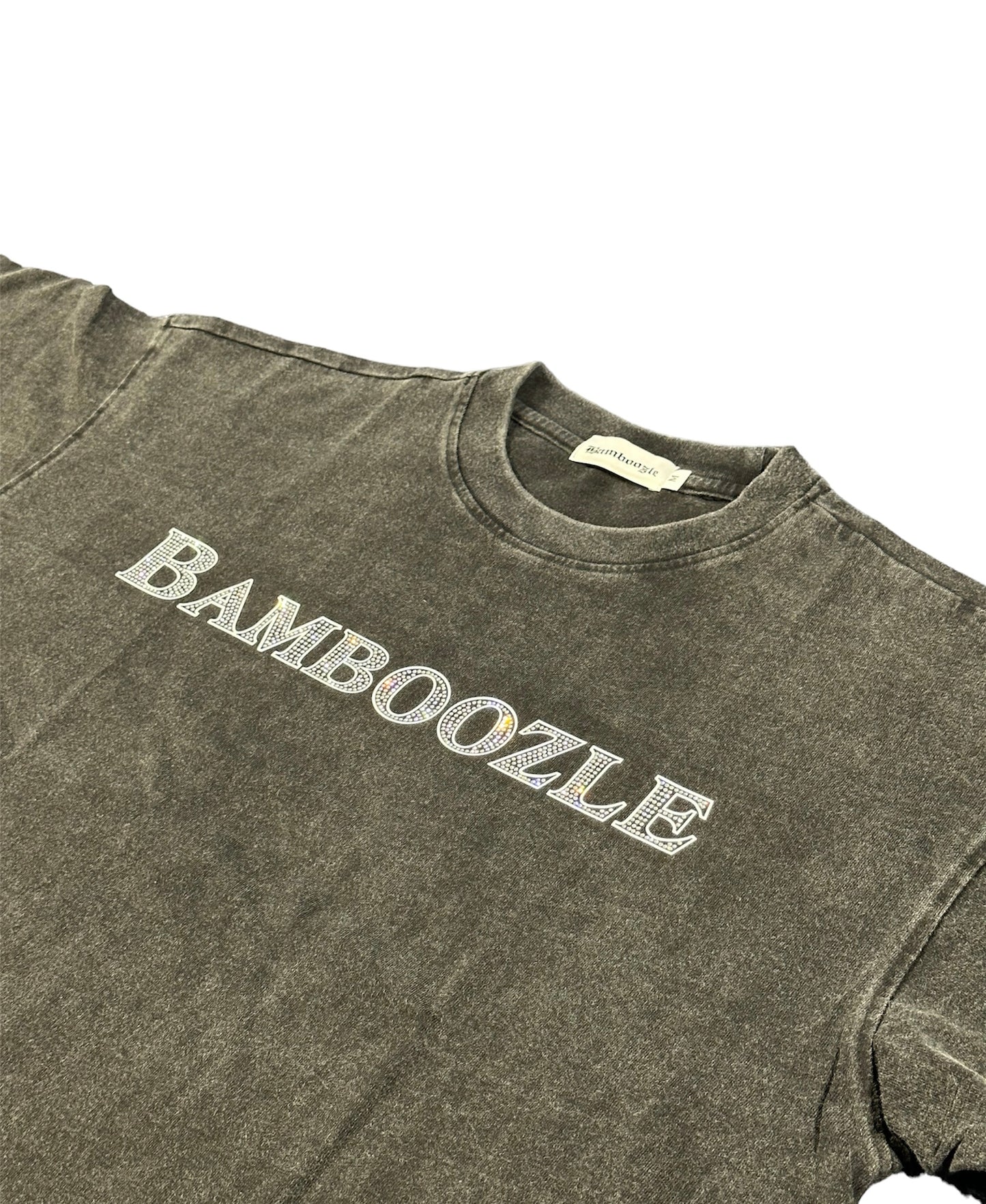 Bamboozle Rhinestone Tee (VINTAGE BLACK)